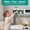 Best Choice Products Wooden Cottage Kids Pretend Play Kitchen with 11 Accessories, Espresso Machine
